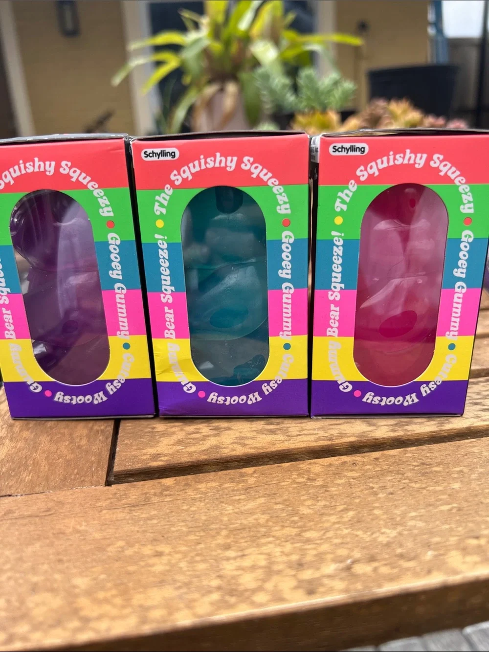 NeeDoh Gummy Bear Kids Toy - Purple, Blue, Pink ALL 3!